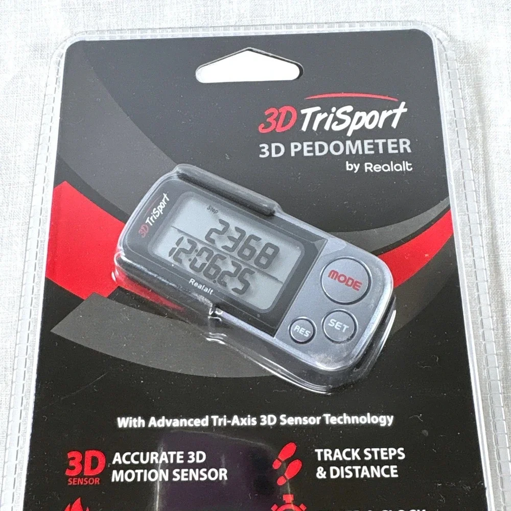 Realalt 3D TriSport Walking Pedometer